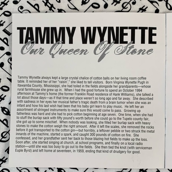 Tammy Wynette CD. - Picture 6 of 16